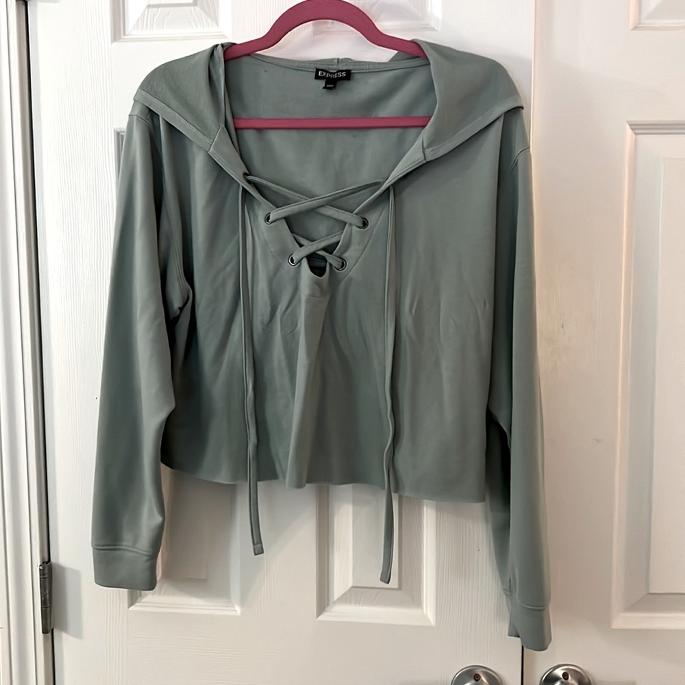 Express Crop Hoodie